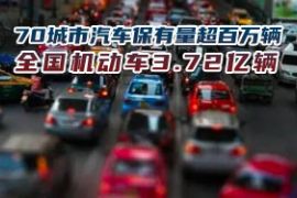 2020年全國機動車保有量達3.72億輛 機動車駕駛人達4.56億