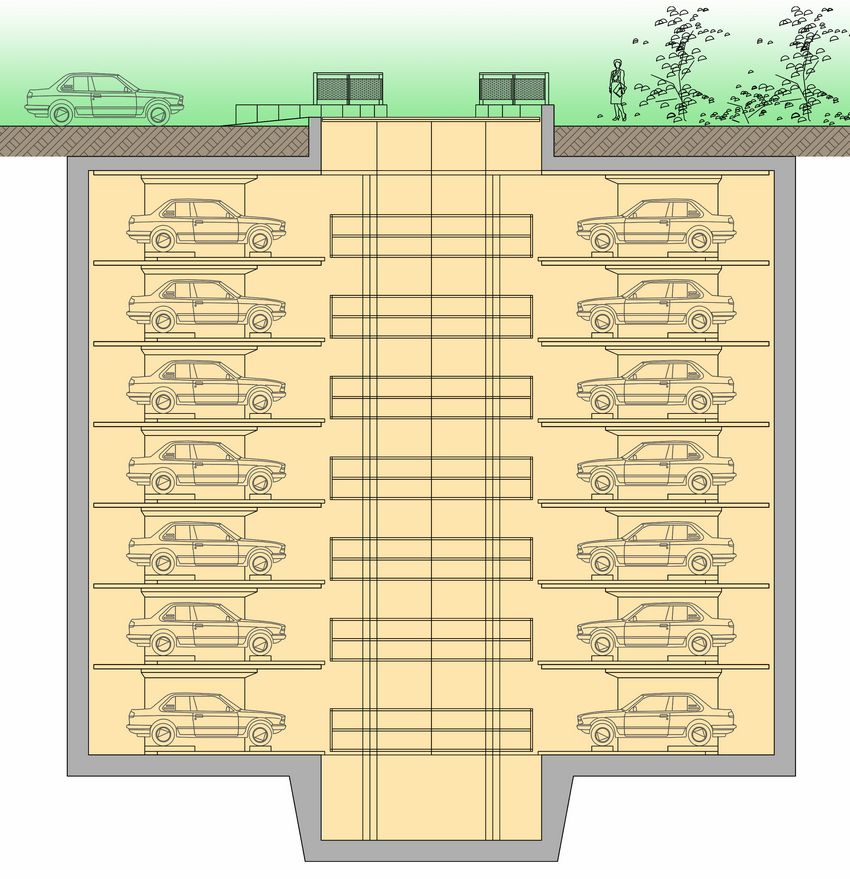 閩首個地下智能停車庫年底投用 存取車最多花90秒